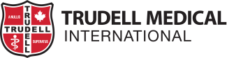 Trudell Medical International Logo stacked with crest